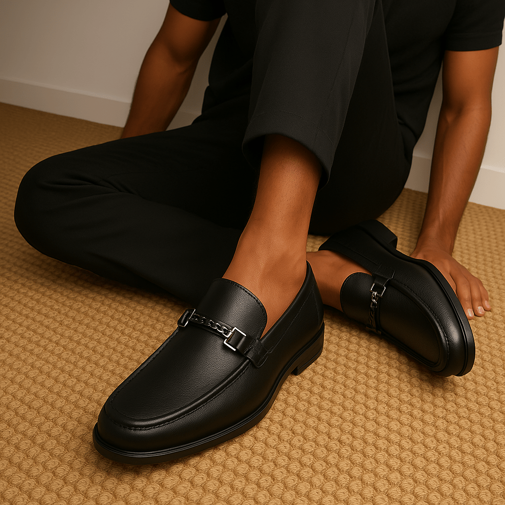 LUXEOUTFIT | Italian Leather Loafers 4