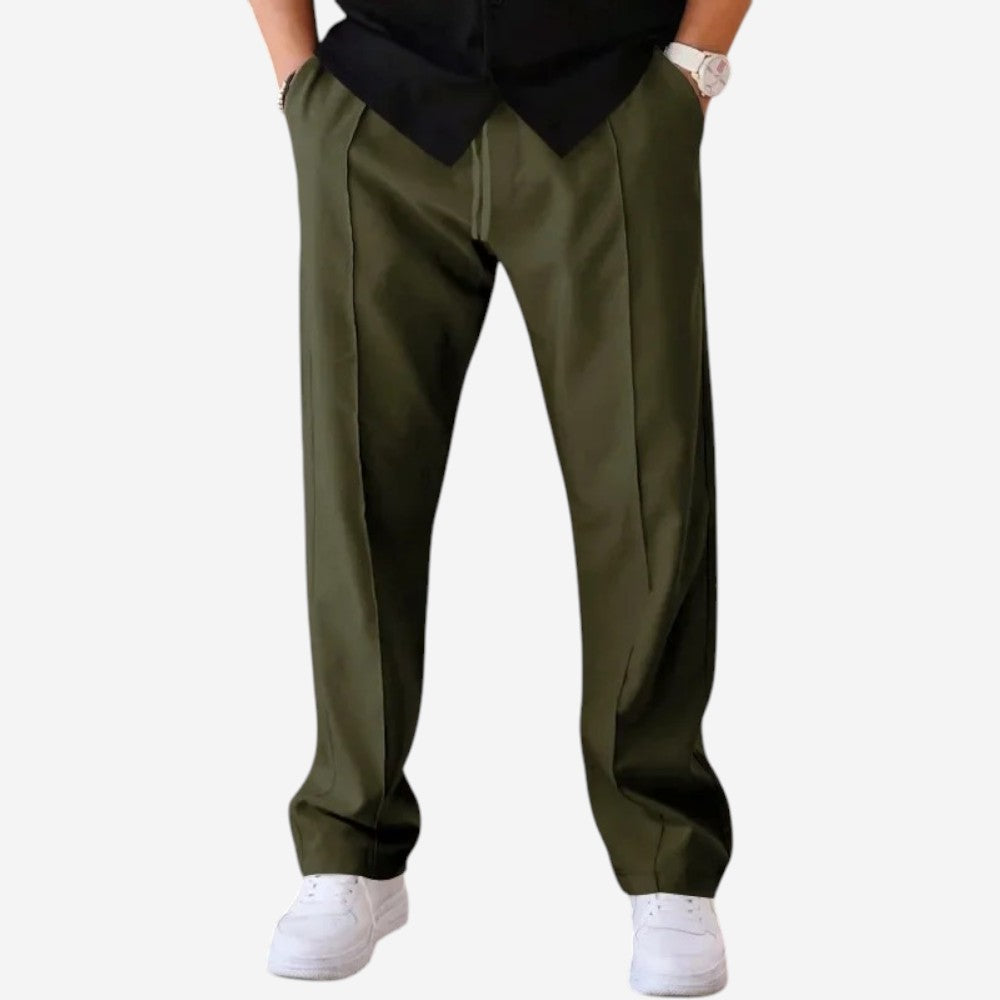 LUXEOUTFIT | Loose Straight Trousers 2