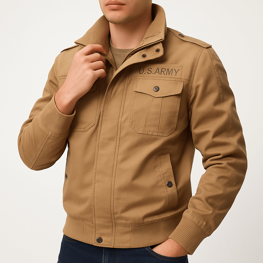 LUXEOUTFIT | Military Bomber Jacket 0