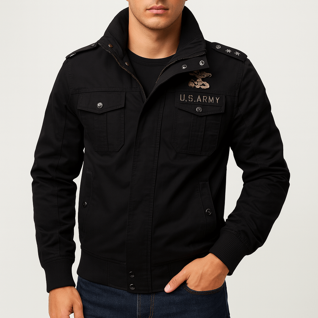 LUXEOUTFIT | Military Bomber Jacket 1