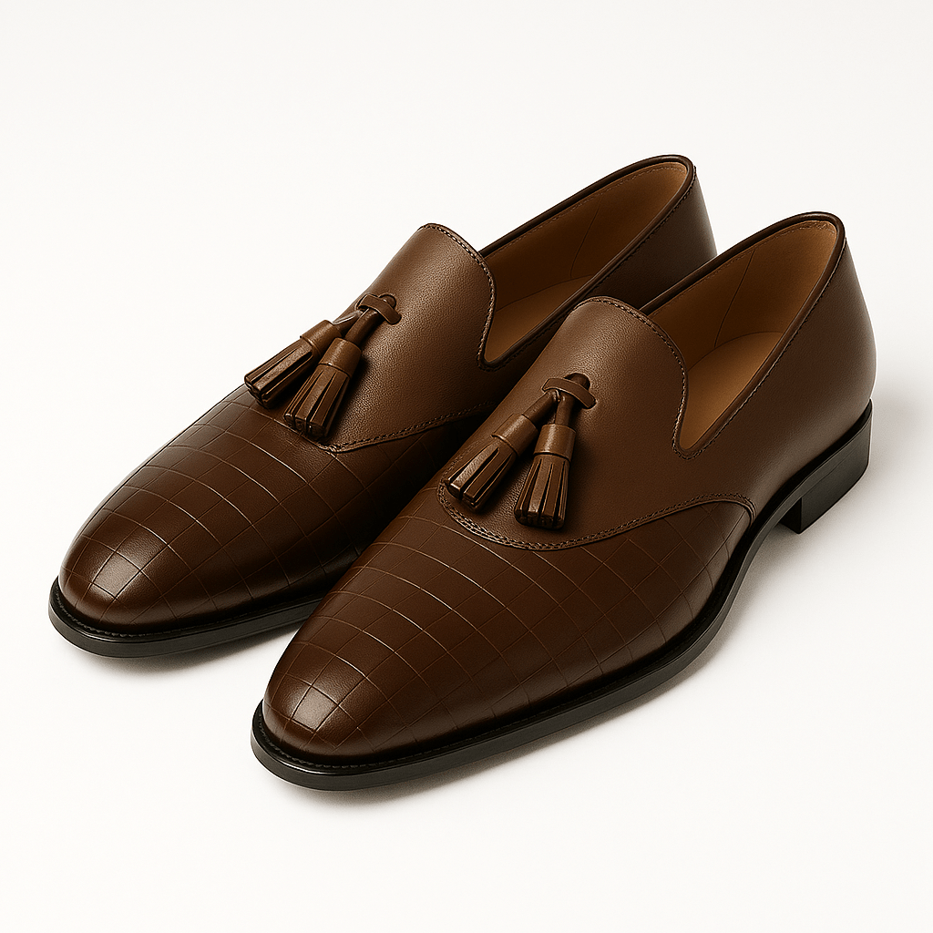 LUXEOUTFIT | Noble Polished Leather Loafers 3