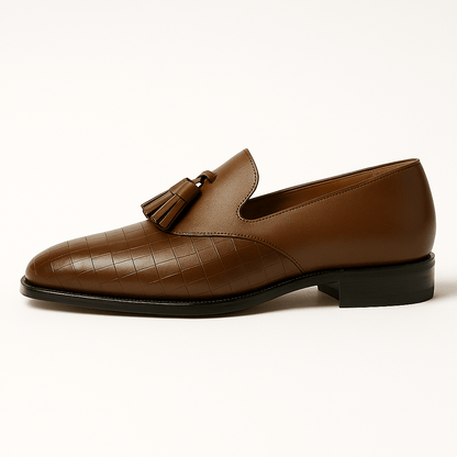 LUXEOUTFIT | Noble Polished Leather Loafers 4