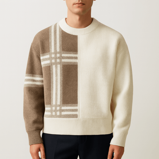 LUXEOUTFIT | Patchwork Crew Jumper 0