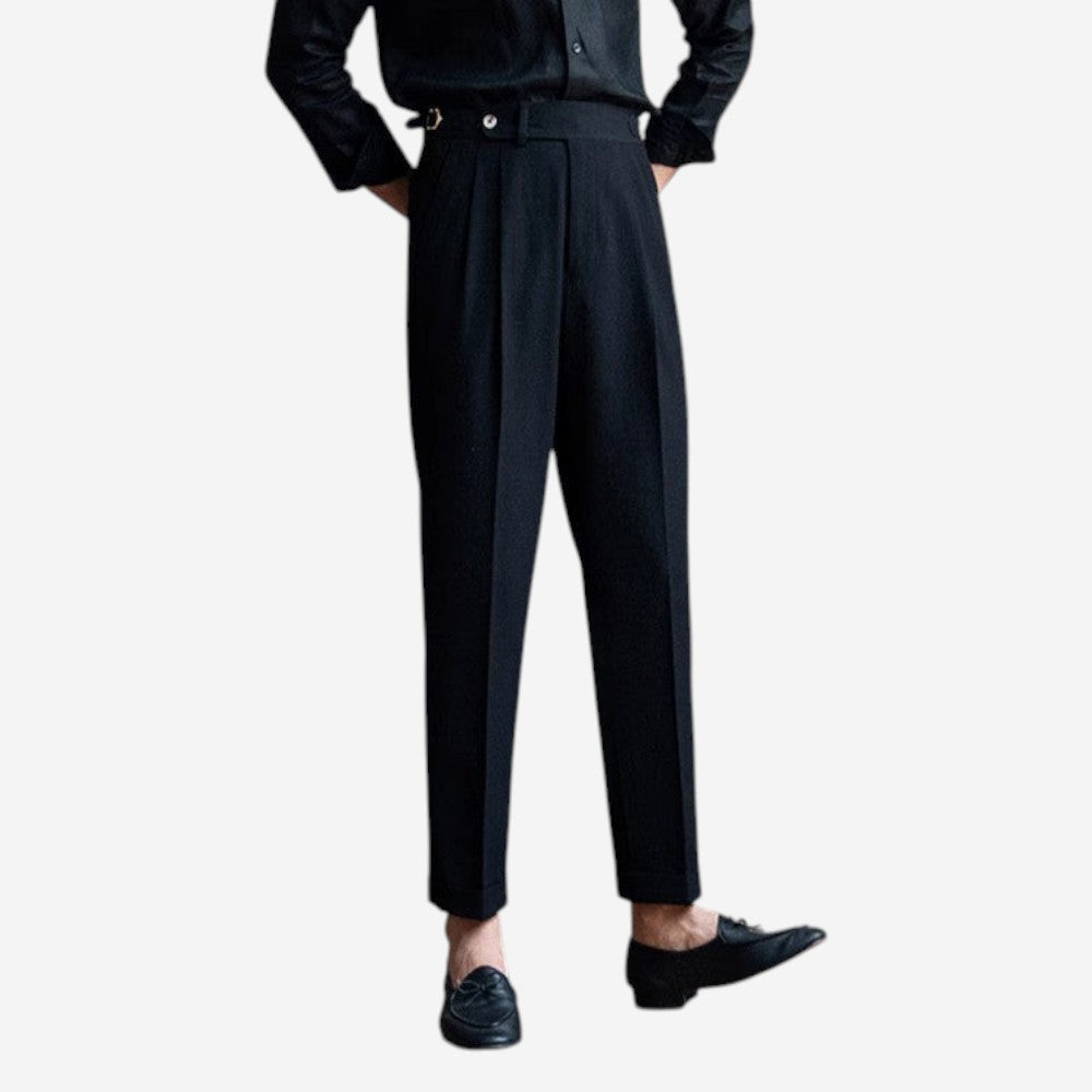 LUXEOUTFIT | Pleated Work Trousers 1