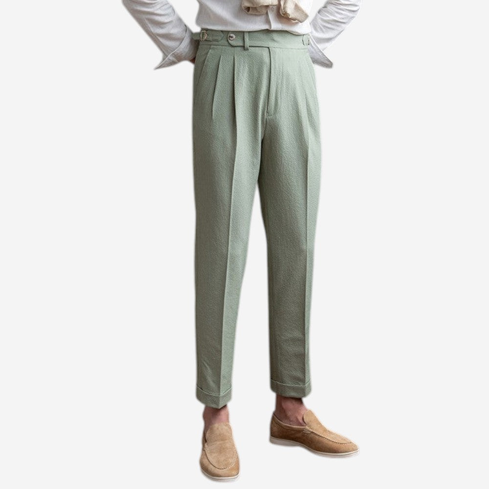 LUXEOUTFIT | Pleated Work Trousers 3