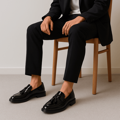 LUXEOUTFIT | Polished Tassel Dress Loafers 2