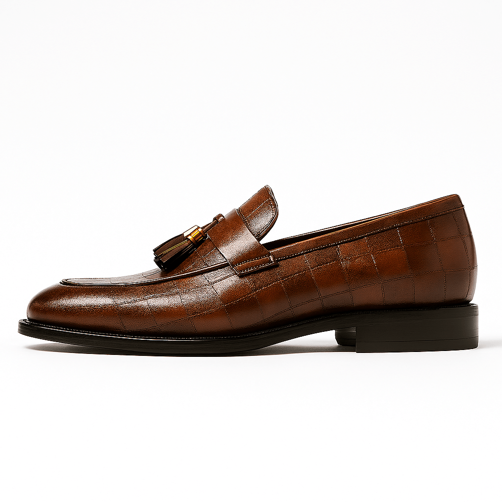 LUXEOUTFIT | Refined Vegan Tassel Loafers 1