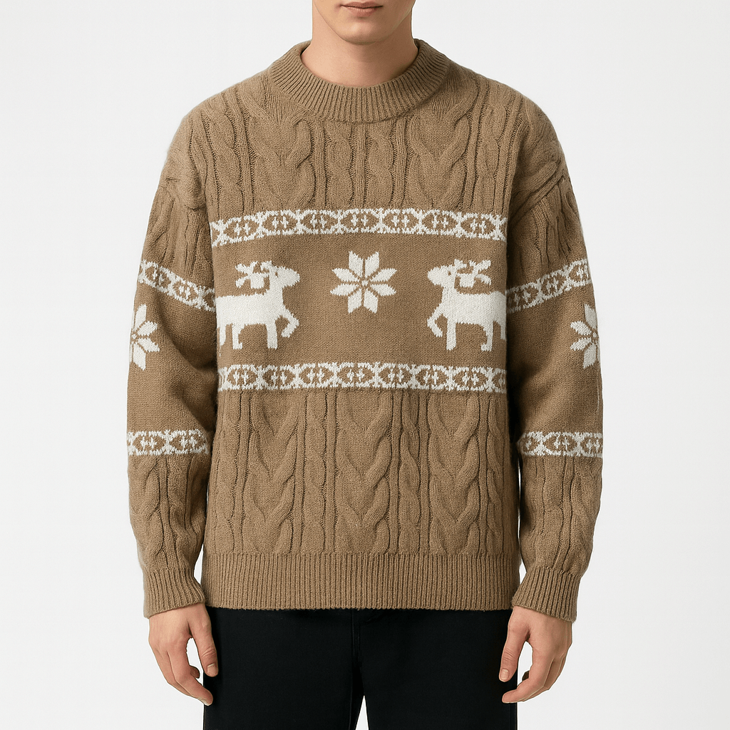LUXEOUTFIT | Reindeer Knit Sweater 0