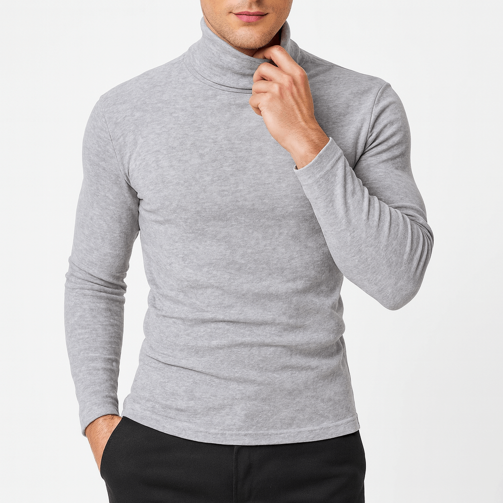 LUXEOUTFIT | Slim Turtleneck Tee 1