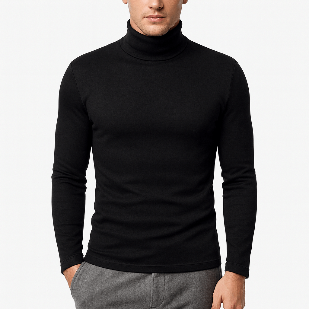 LUXEOUTFIT | Slim Turtleneck Tee 2