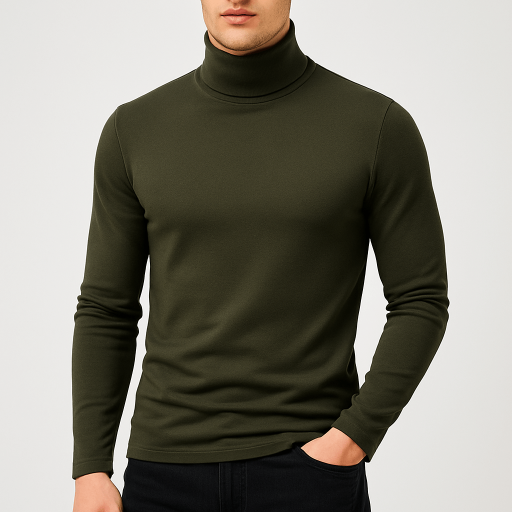 LUXEOUTFIT | Slim Turtleneck Tee 4