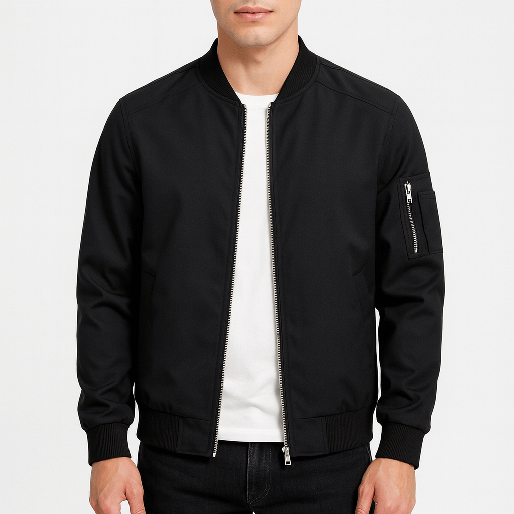LUXEOUTFIT | Smooth Bomber Jacket 0