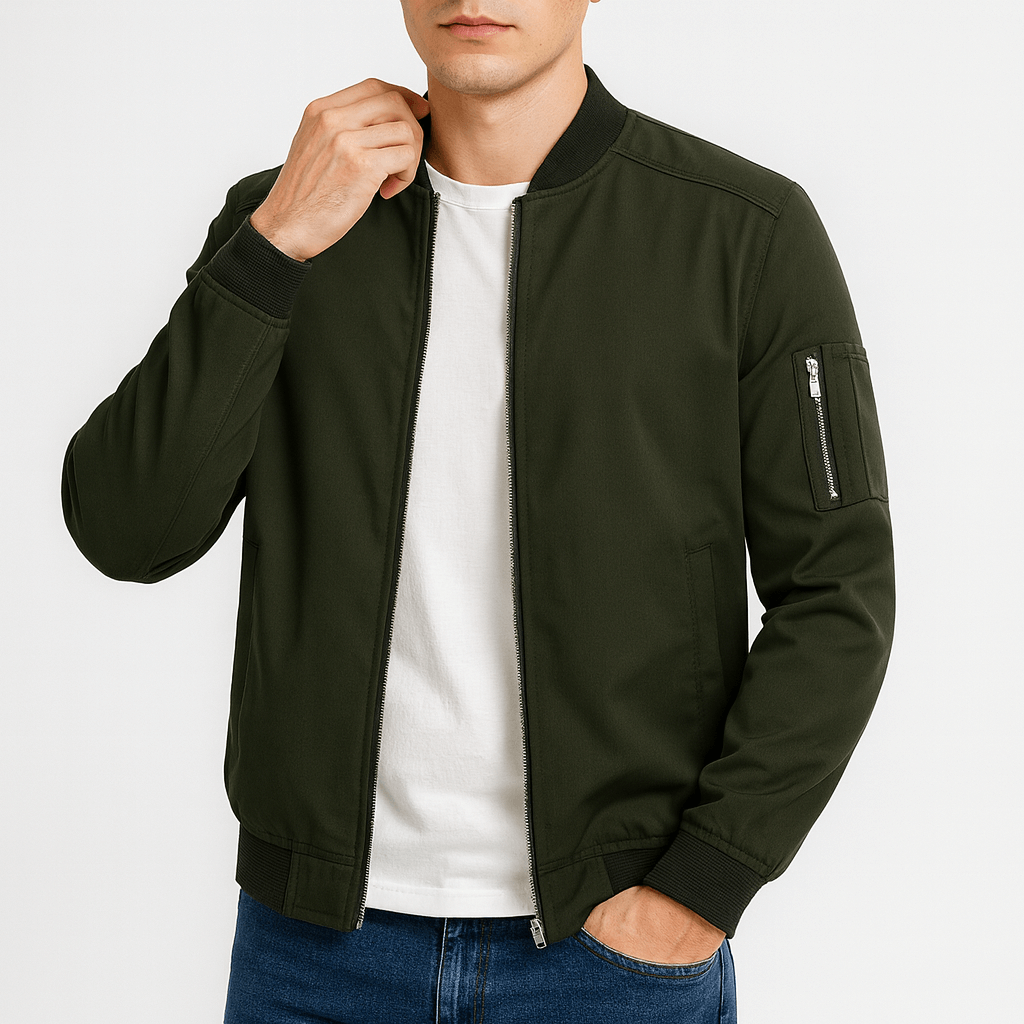 LUXEOUTFIT | Smooth Bomber Jacket 1