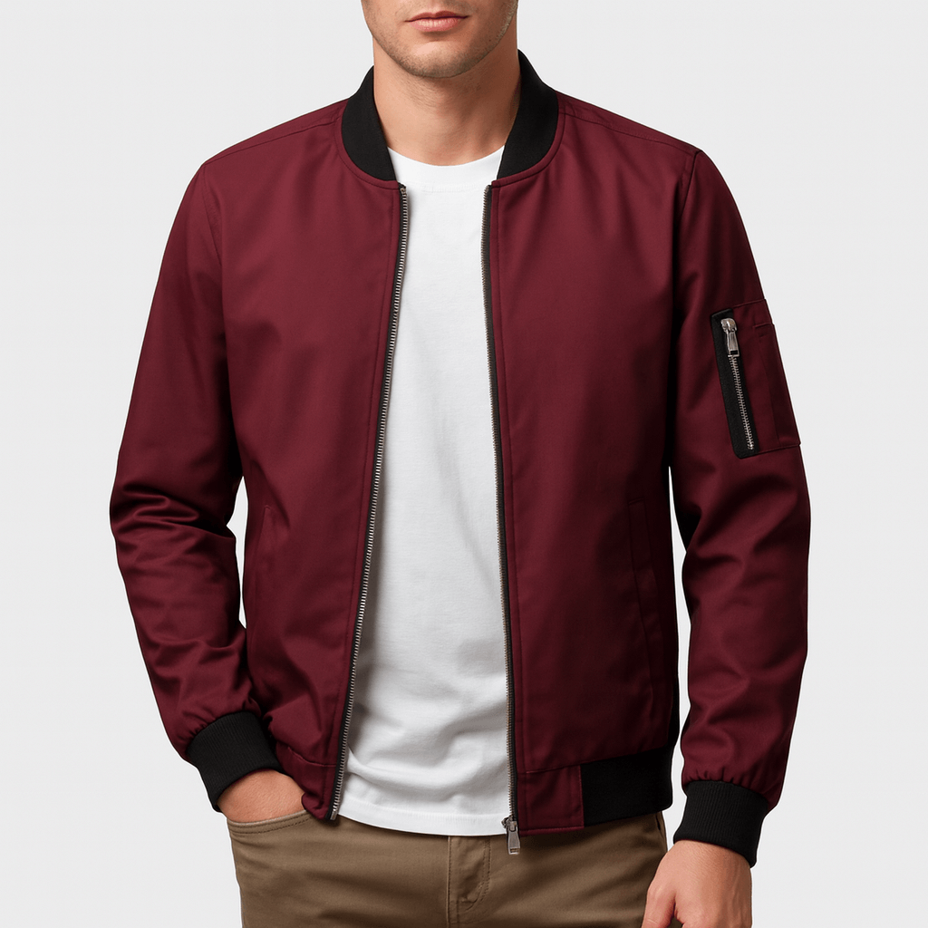LUXEOUTFIT | Smooth Bomber Jacket 4