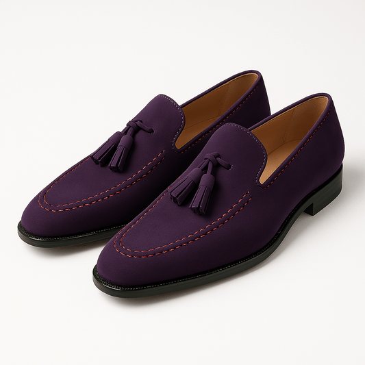 LUXEOUTFIT | Soft Leather Tassel Loafers 0