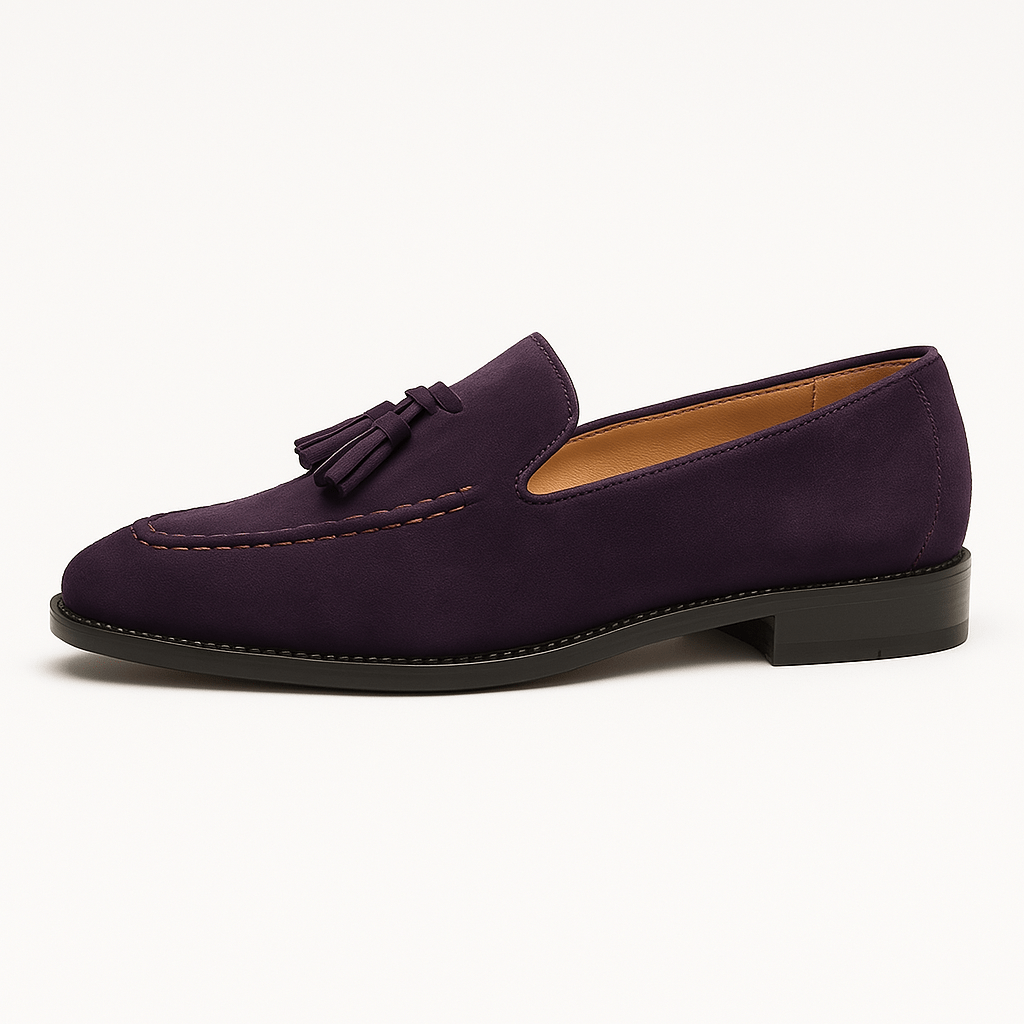 LUXEOUTFIT | Soft Leather Tassel Loafers 1