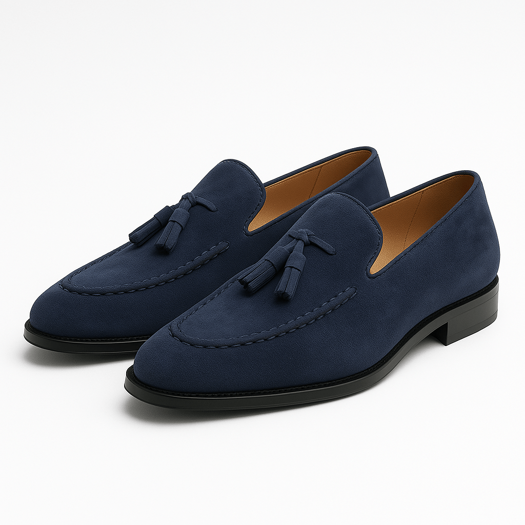 LUXEOUTFIT | Soft Leather Tassel Loafers 3