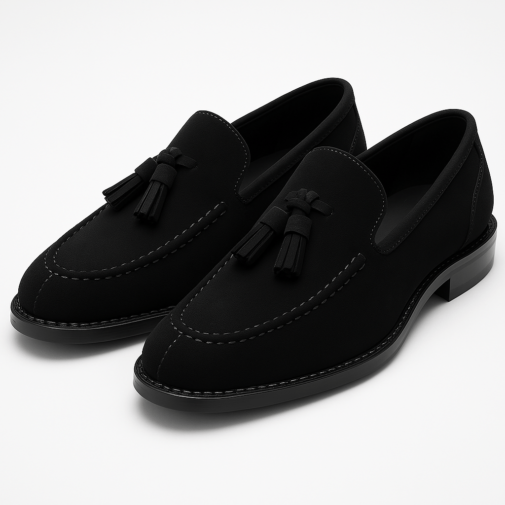 LUXEOUTFIT | Soft Leather Tassel Loafers 4