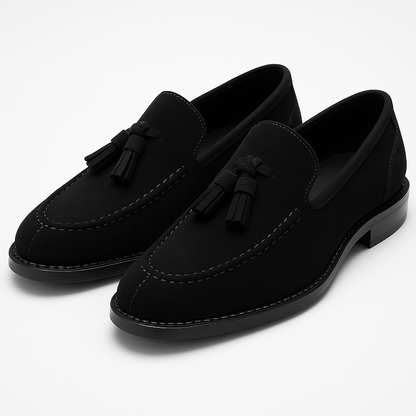LUXEOUTFIT | Soft Leather Tassel Loafers 4