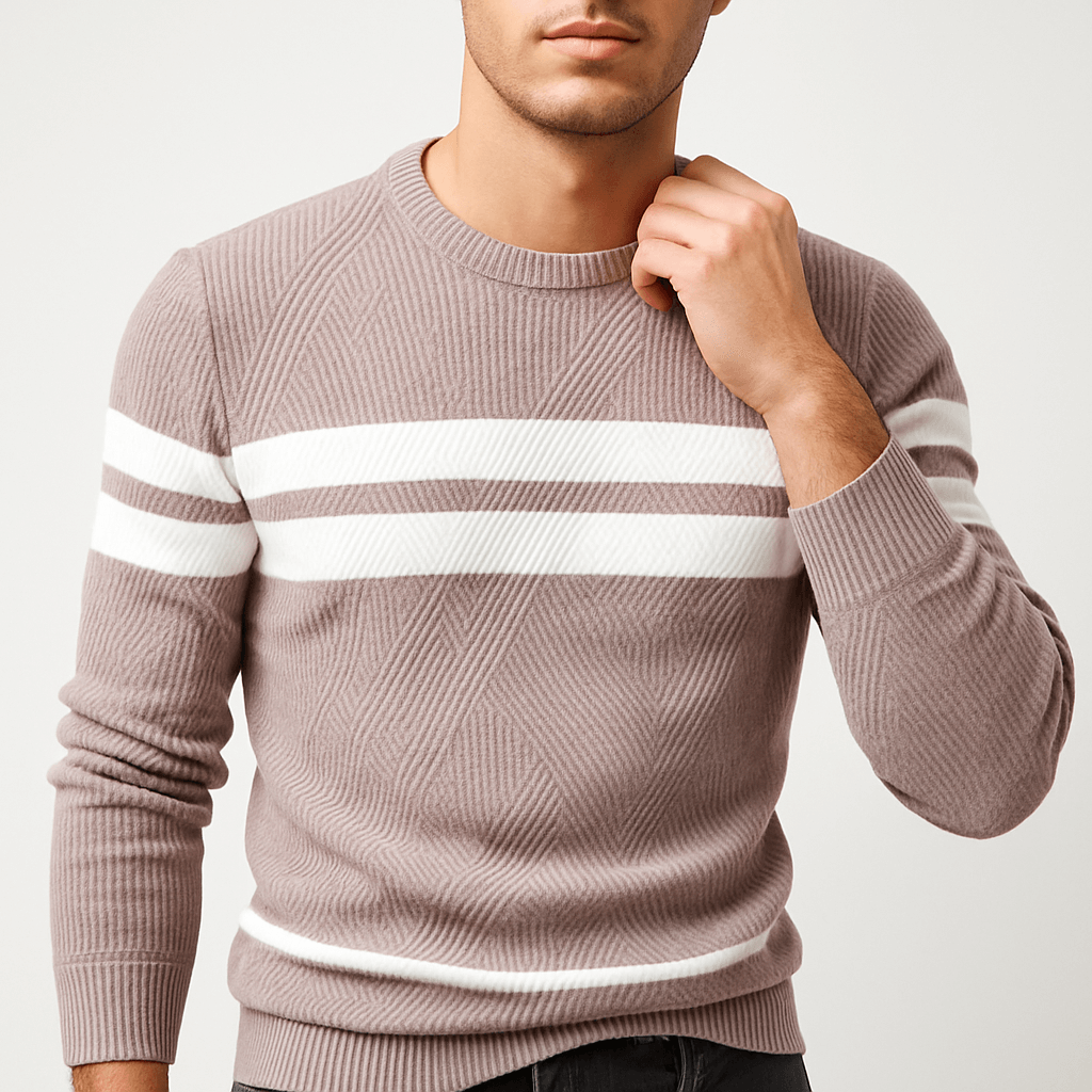 LUXEOUTFIT | Striped Knit Jumper 2