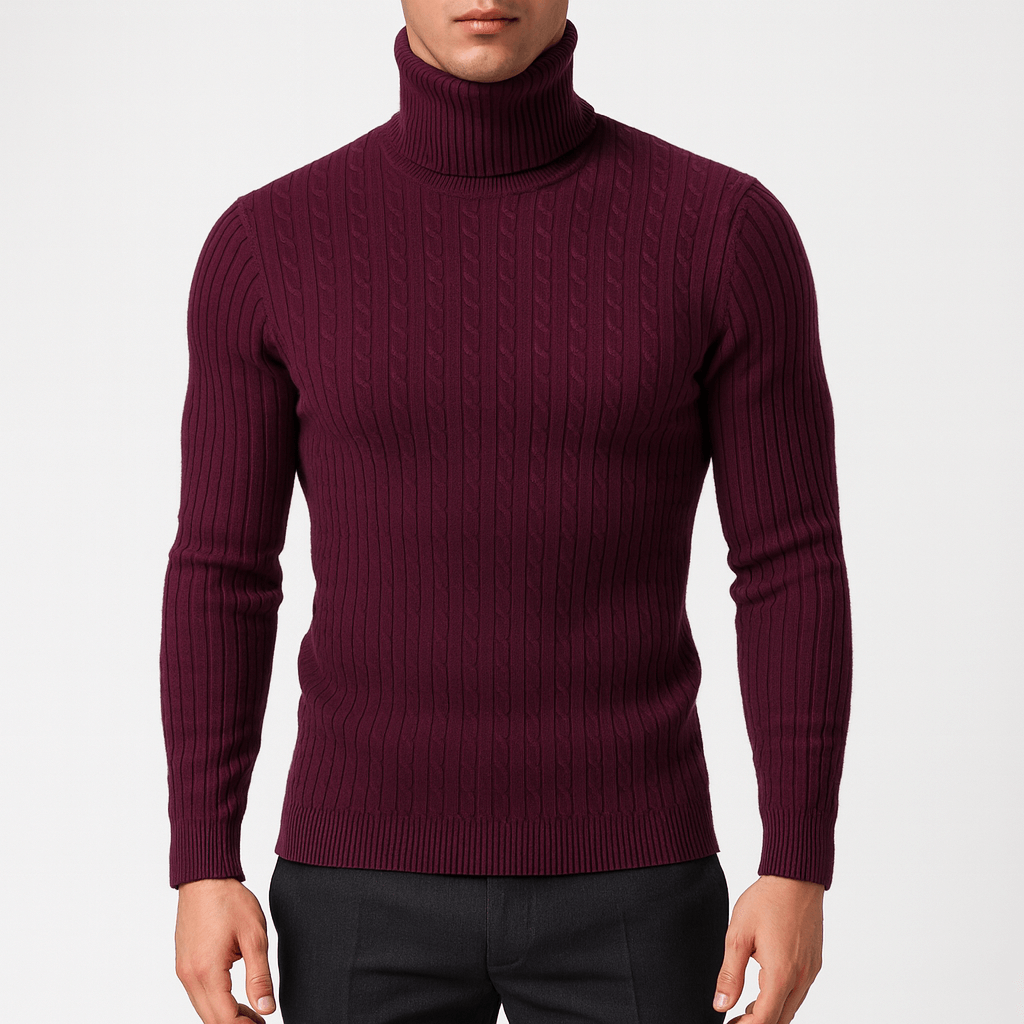LUXEOUTFIT | Turtleneck Wool Sweater 0