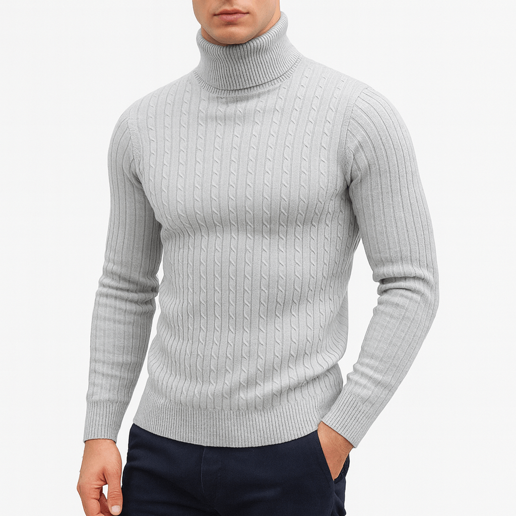 LUXEOUTFIT | Turtleneck Wool Sweater 1