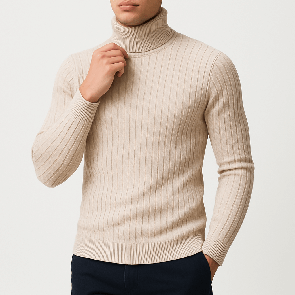 LUXEOUTFIT | Turtleneck Wool Sweater 2