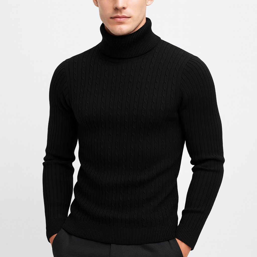 LUXEOUTFIT | Turtleneck Wool Sweater 3
