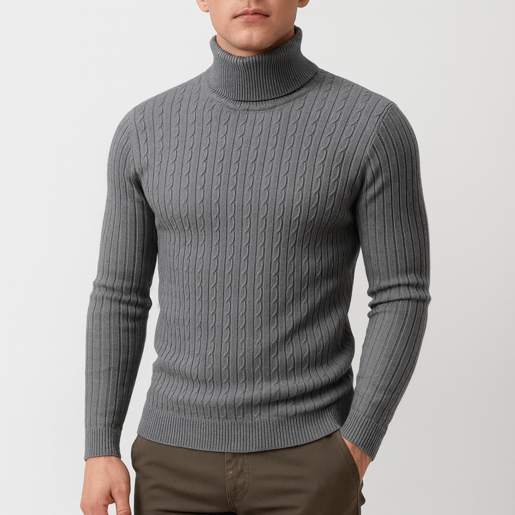 LUXEOUTFIT | Turtleneck Wool Sweater 4