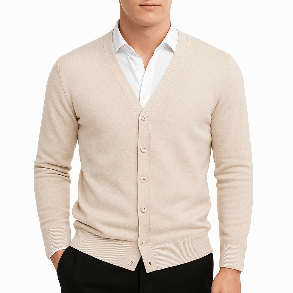 LUXEOUTFIT | V-Neck Button-Down Cardigan 0