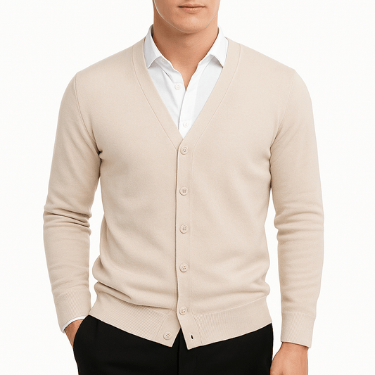 LUXEOUTFIT | V-Neck Button-Down Cardigan 0