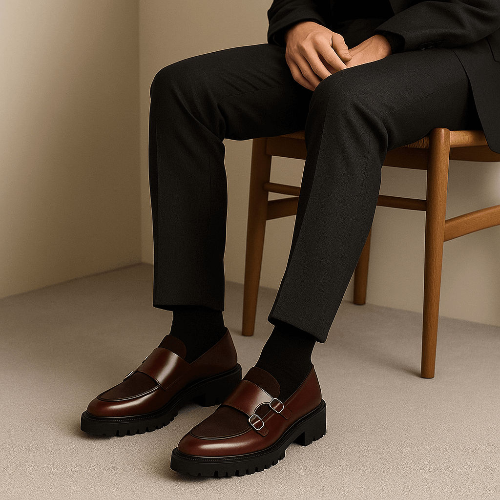 LUXEOUTFIT | Valemont Monk Strap Loafers 2