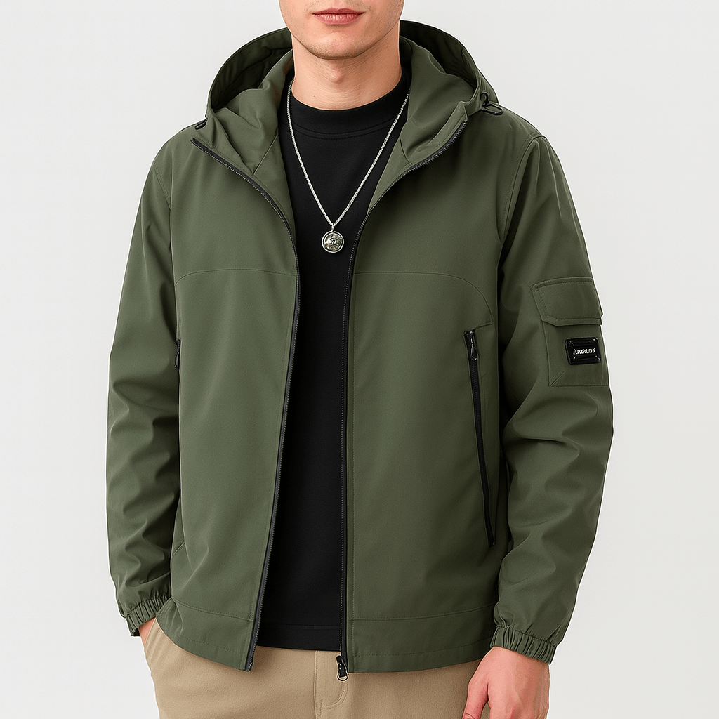 LUXEOUTFIT | Water-Resistant Hooded Jacket 2