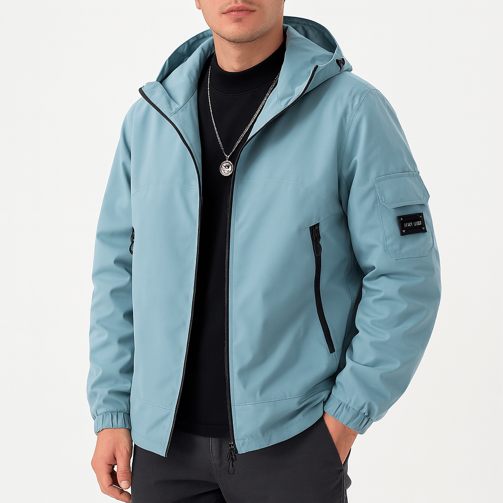 LUXEOUTFIT | Water-Resistant Hooded Jacket 4