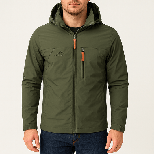 LUXEOUTFIT | Waterproof Hooded Rain Jacket 0