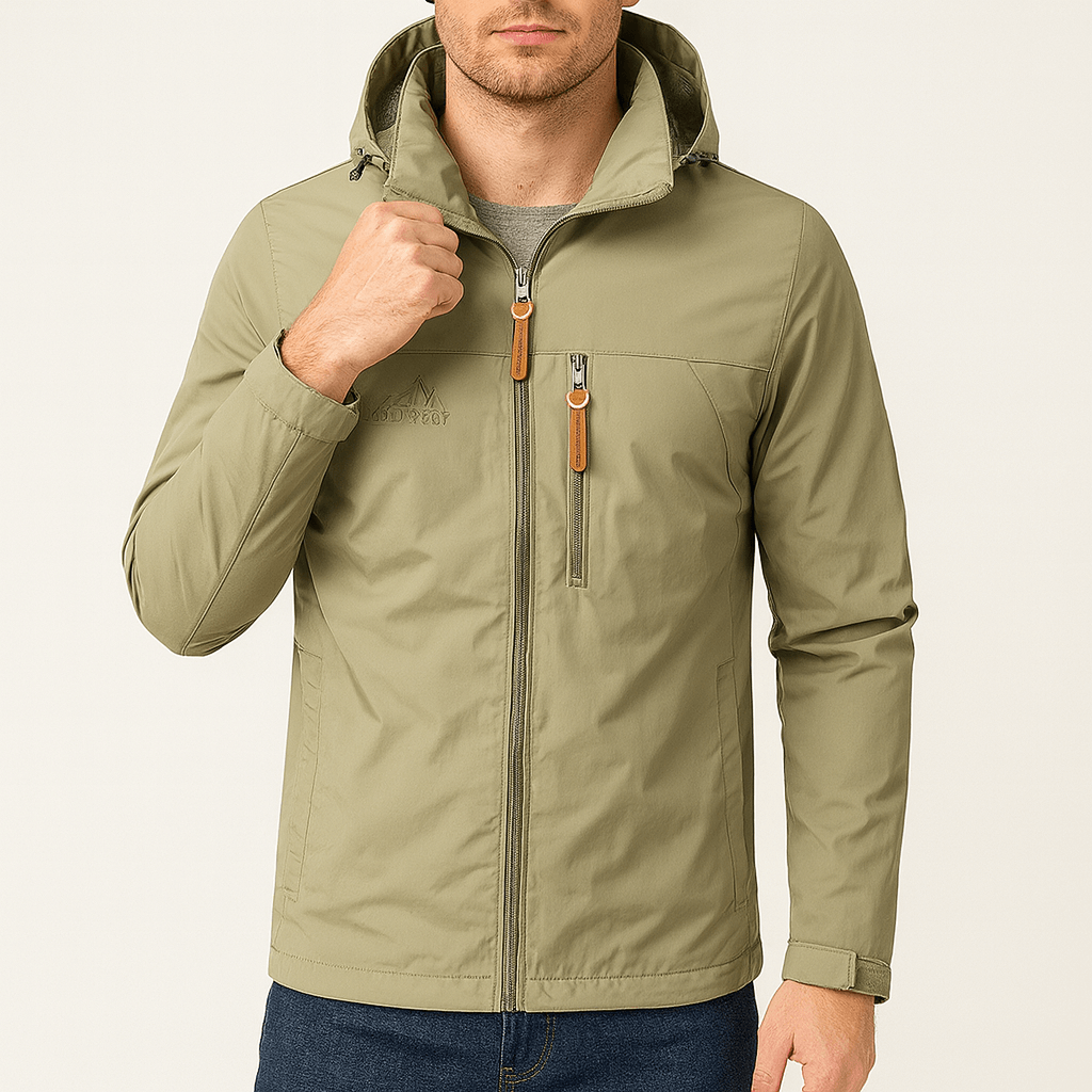 LUXEOUTFIT | Waterproof Hooded Rain Jacket 1