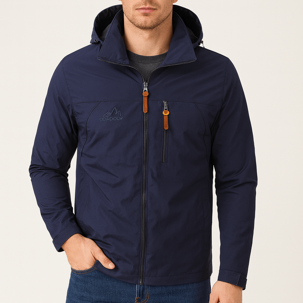 LUXEOUTFIT | Waterproof Hooded Rain Jacket 3
