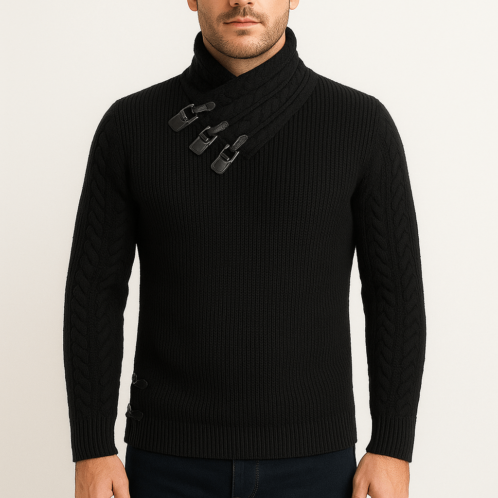 LUXEOUTFIT | Wool Blend Pullover Sweater 1