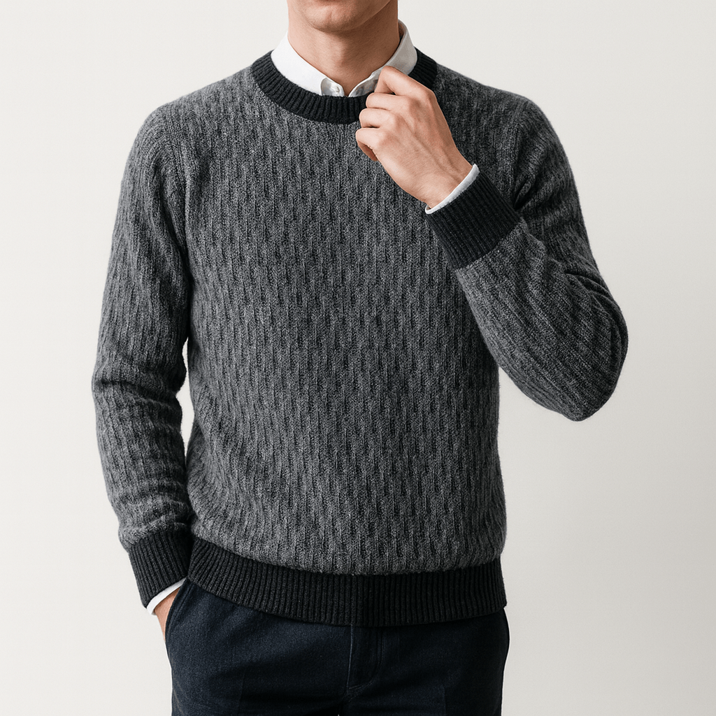 LUXEOUTFIT | Wool Crewneck Sweater 0