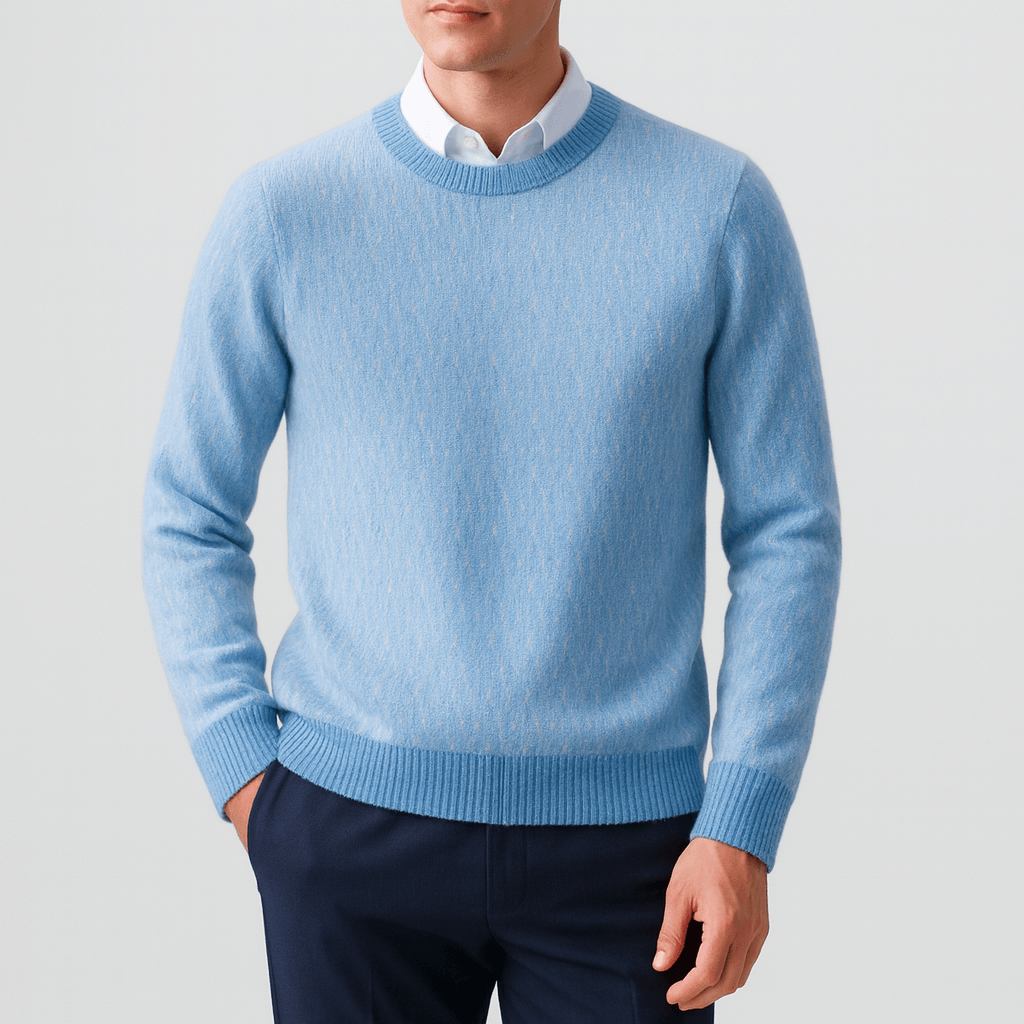 LUXEOUTFIT | Wool Crewneck Sweater 1