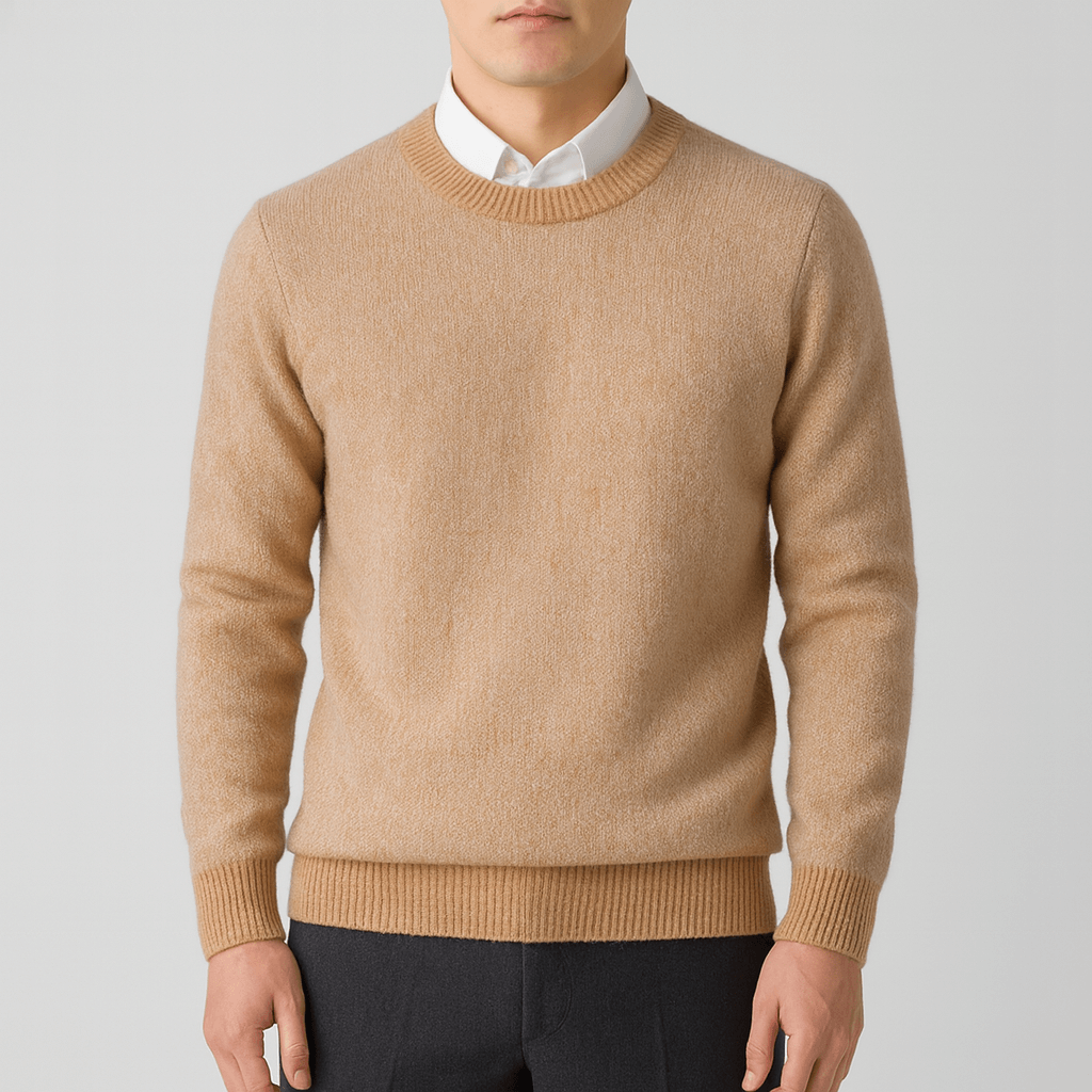 LUXEOUTFIT | Wool Crewneck Sweater 2