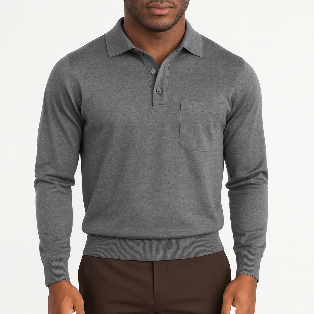 LUXEOUTFIT | Wool Polo Sweater 5