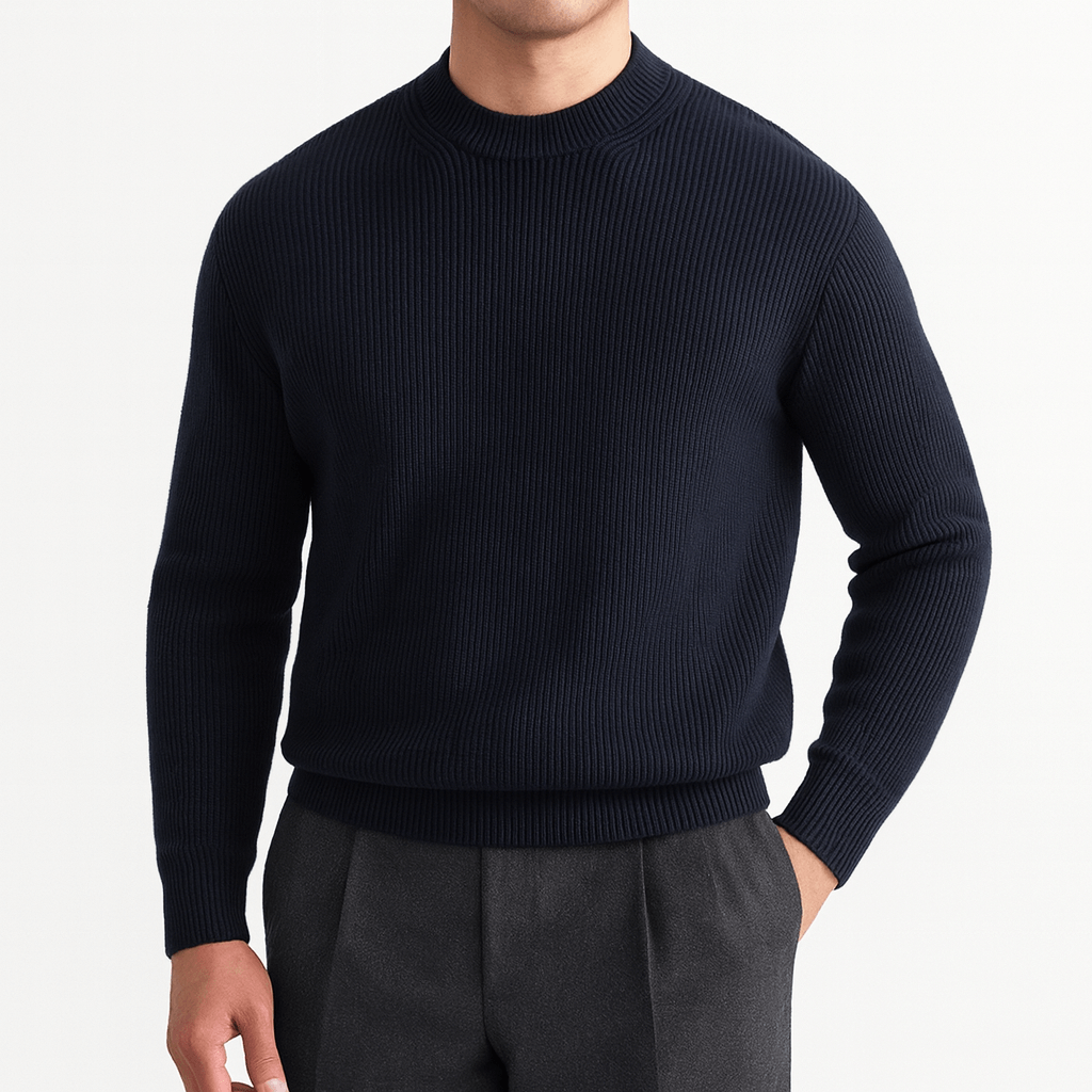LUXEOUTFIT | Wool Ribbed Sweater 6