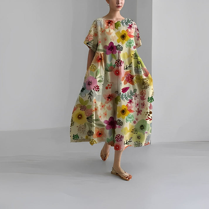 Flowy Lightweight Maxi Dress for Women