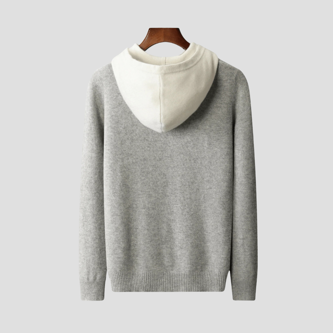 Lance | Cashmere Hooded Jumper 1