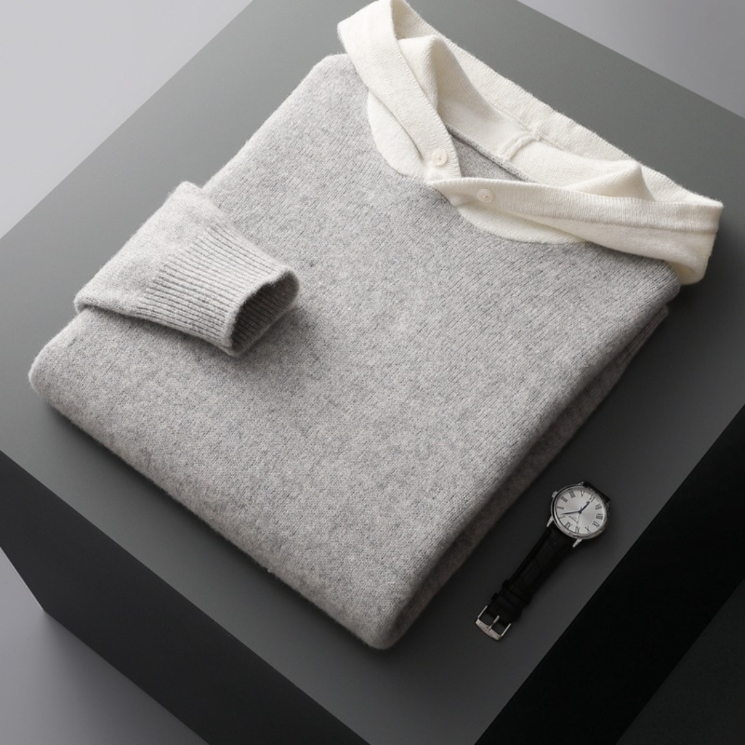 Lance | Cashmere Hooded Jumper 2