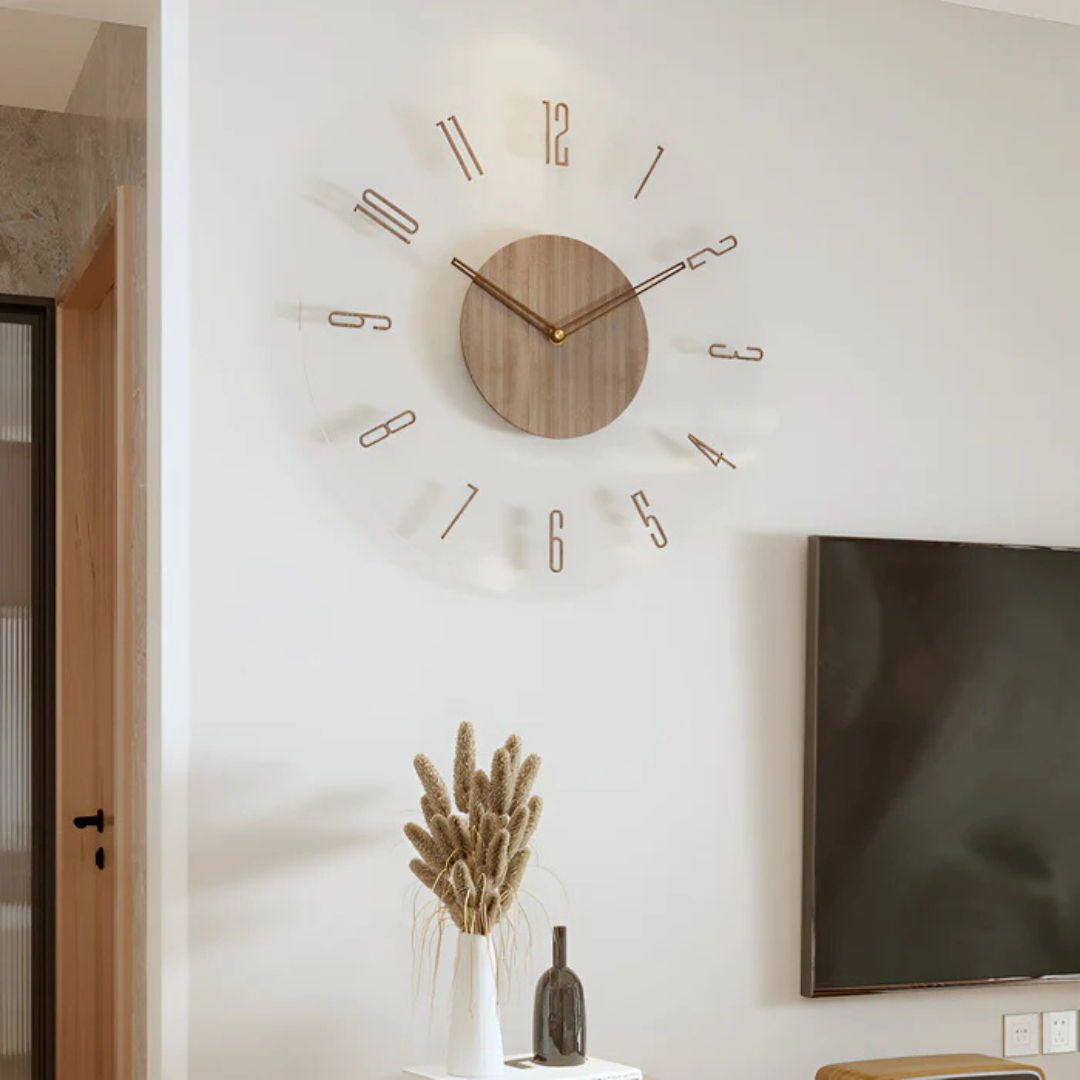Big Quiet Modern Wall Clock