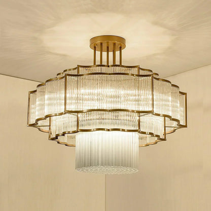 Layered Glass Pendant Lamp