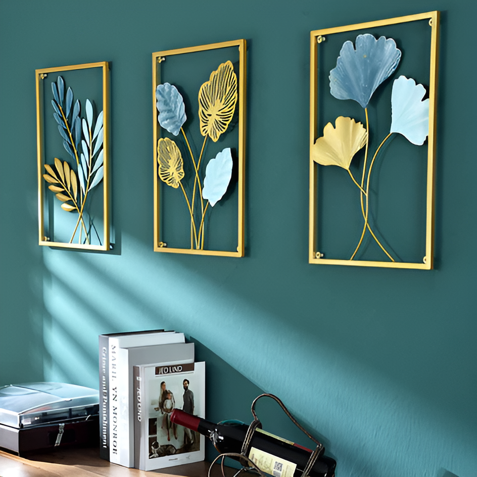 Nature Metal Wall Decor - Modern Home Art Piece