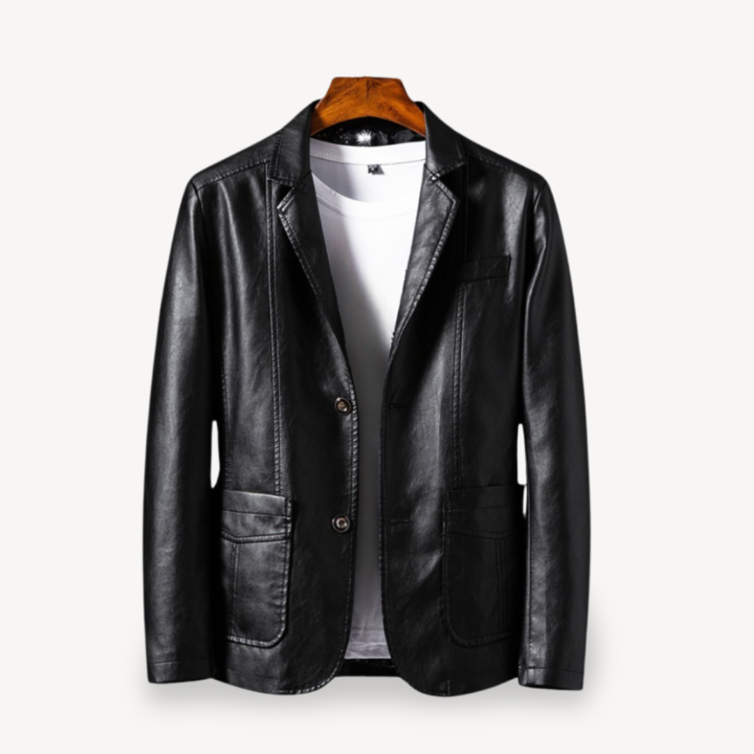 VogeLuxe | Women’s Trendy Biker Leather Jacket